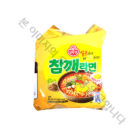 오뚜기 참깨라면(봉지_115g*4입 460g/EA)