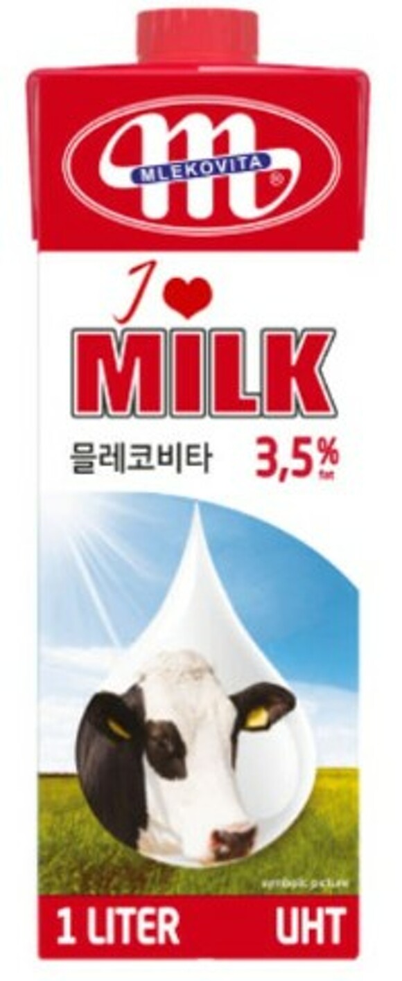 믈레코비타 멸균우유(1L_3.5% 1Kg/EA)