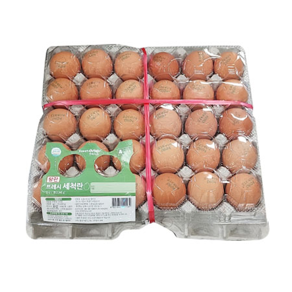 프레시원 프레시세척란(왕란_68g*30입 2.04Kg/EA) 한국